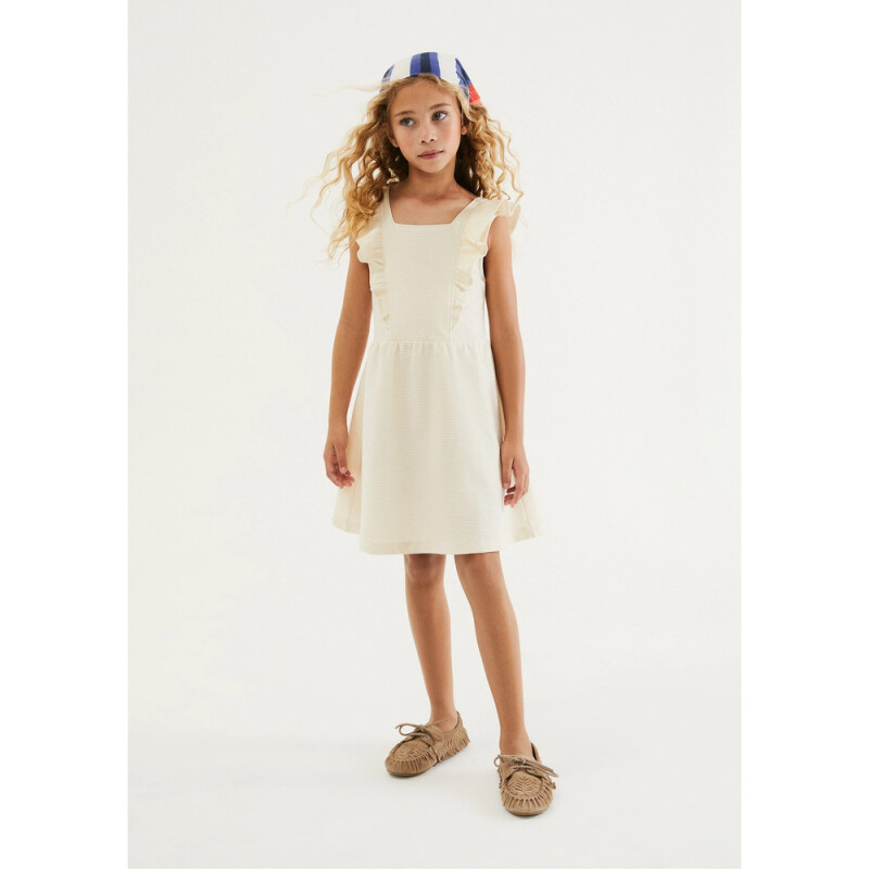 VESTIDO FEM CAQUI CLARO