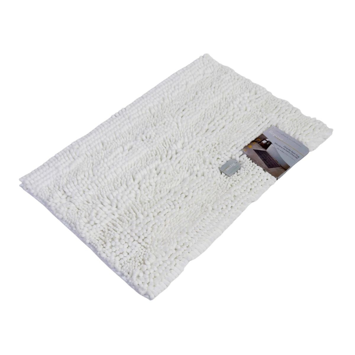 ALFOMBRA BLANCO 53X81CM P/BAÑO 
