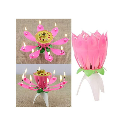 OUTLET Vela cumpleaños musical forma de flor en caja Outlet Vela Cumpleaños Musical Forma De Flor En Caja