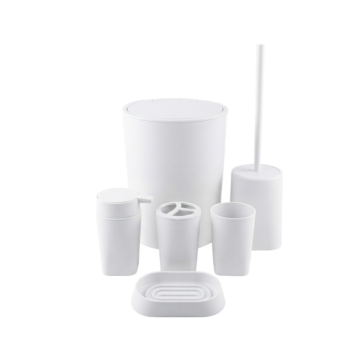 JGO DE ACCES BLANCO P/BAÑO 6PZAS 