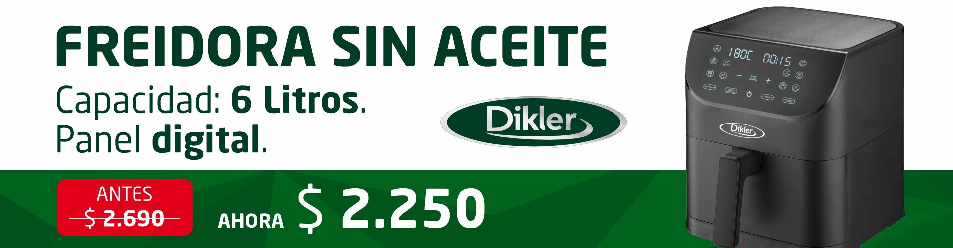 Freidora Dikler R-6