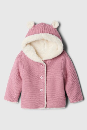 Canguro Con Corderito Con Botones Bebe Lilas Pink 16-1708 Tcx