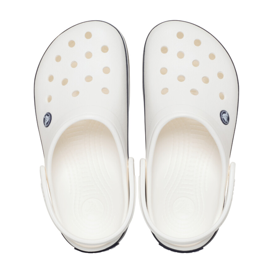 Crocs Crocband Clog - Unisex White/white/navy