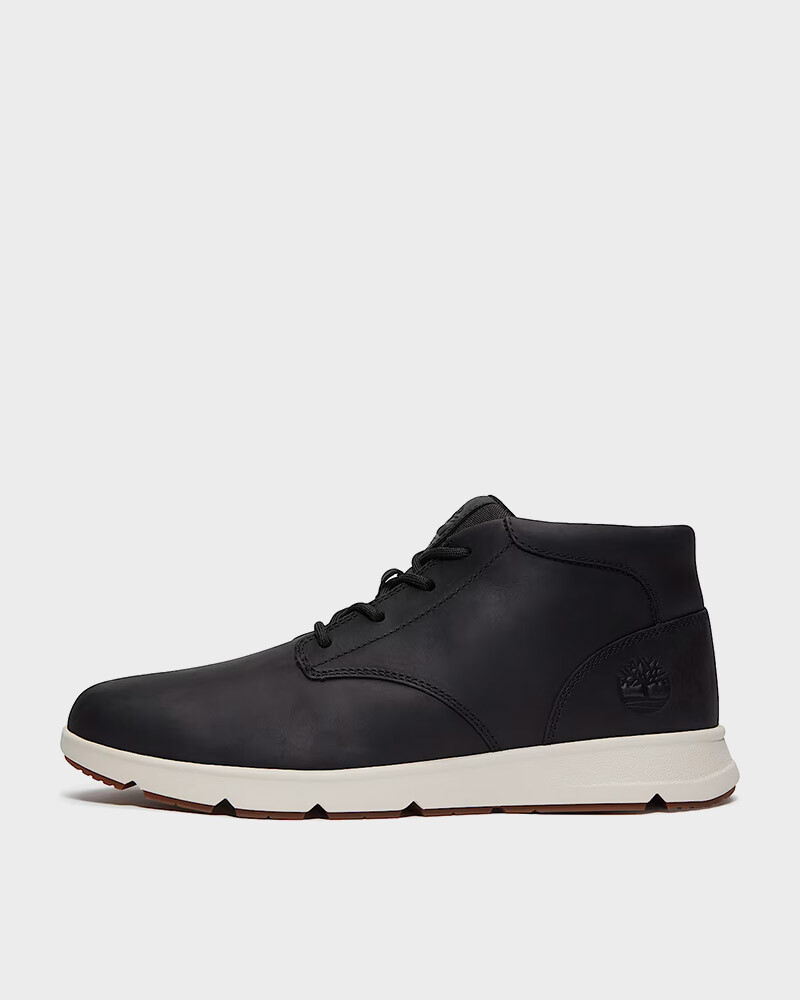Zapatillas Timberland Parker Street Mid Hombre Black Full Grain