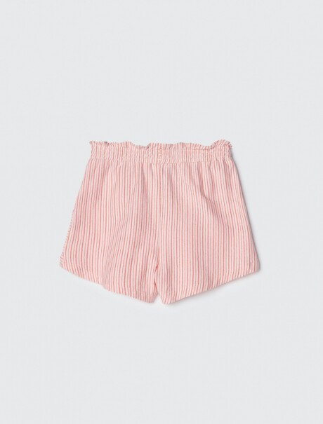 SHORT INFANTIL CON ESTAMPADO ROJO