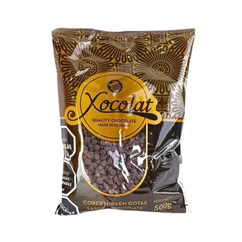 Gotas de Cobertura Chocolate Xocolat - 500 gr Gotas de Cobertura Chocolate Xocolat - 500 gr