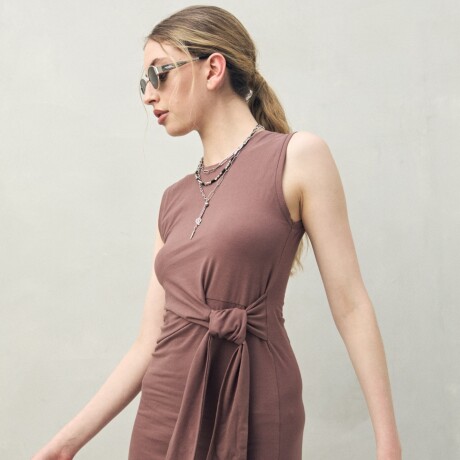 VESTIDO SUSANDE Chocolate