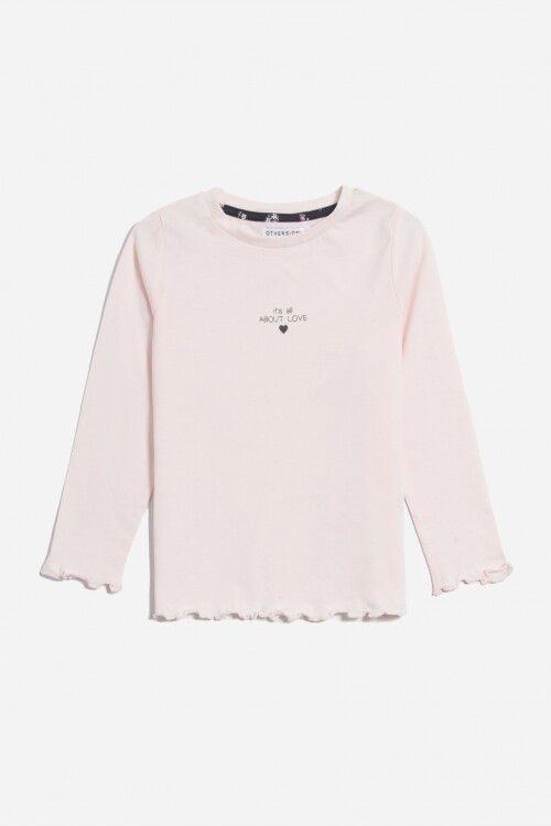 Remera manga larga ROSA