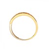 Anillo Cruzado-Oro 18k-Piedra Zirconia-AN9518 conpiedra