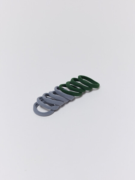 Pack x 9 gomitas Verde Y Gris