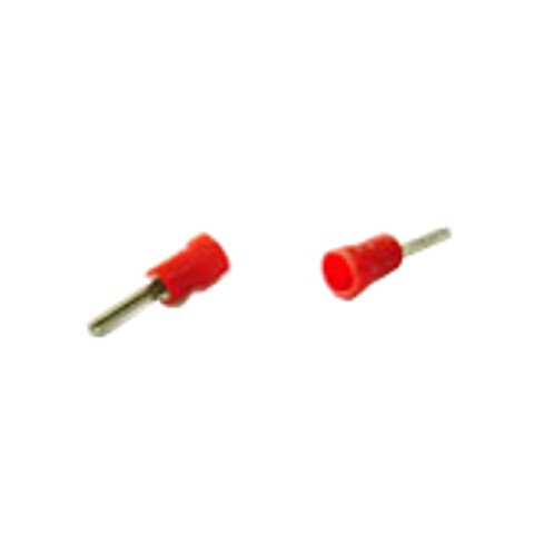 Terminal pino 10mm 0,25-1,60mm² rojo preciox100un. HR1806