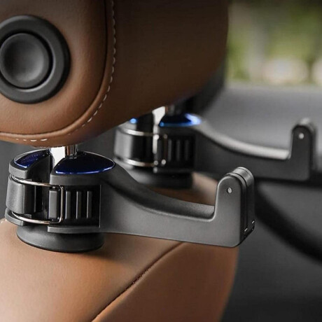 Soporte de celular para el apoya cabeza del auto Azul