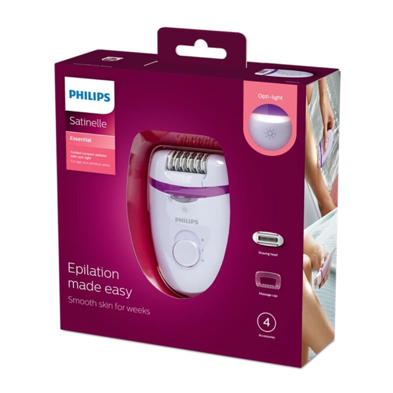 Depiladora Philips con cable compacta BRE275/10 Depiladora Philips con cable compacta BRE275/10