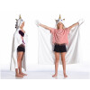 Manta Capucha y Guantes Kanguru Unicornio
