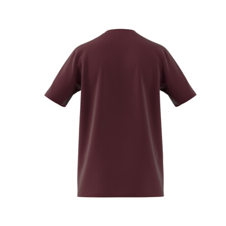 REMERA adidas ESSENTIALS SINGLE JERSEY BORDEAU