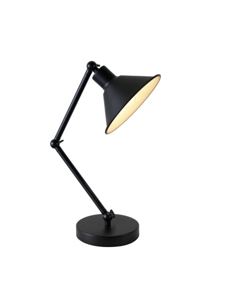 LAMPARA DE MESA D26x41CM CONO METAL NEGRO LAMPARA DE MESA D26x41CM CONO METAL NEGRO