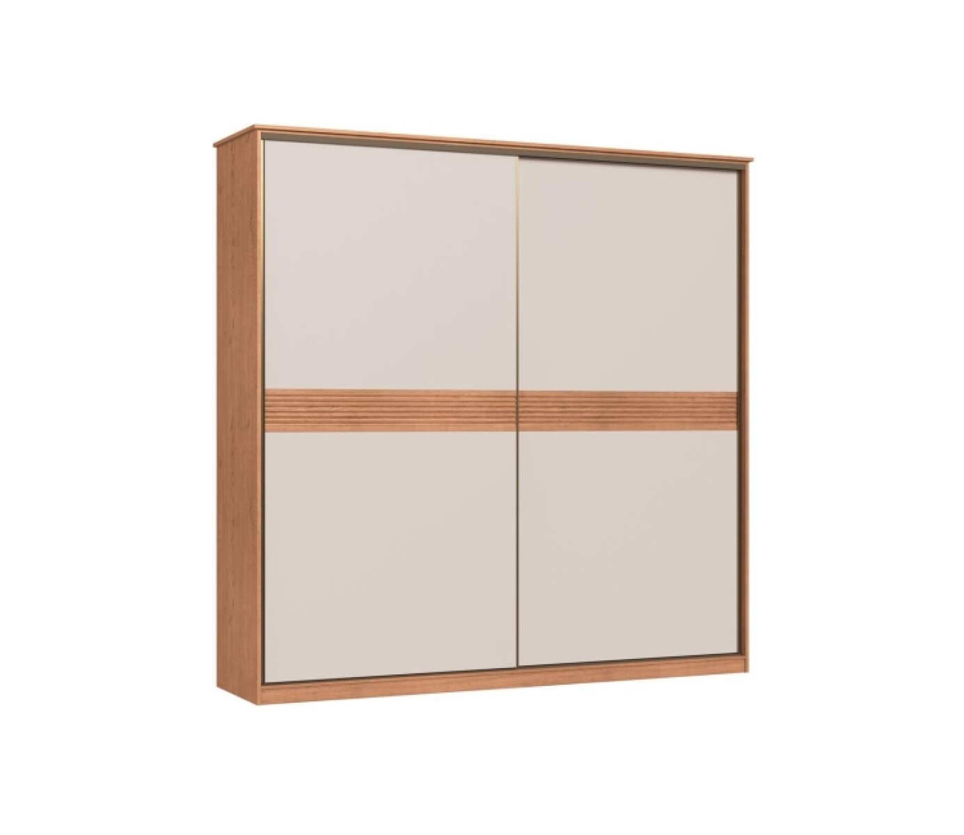 Ropero Master New 2 Puertas De Correr Cedro/blanco 0626a 