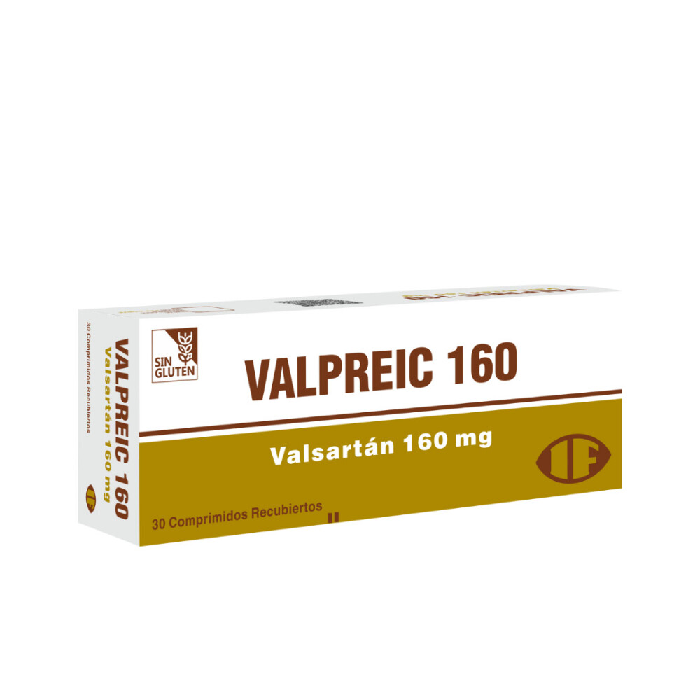 VALPREIC 160 MG CJ X 30 COMP. REC. única