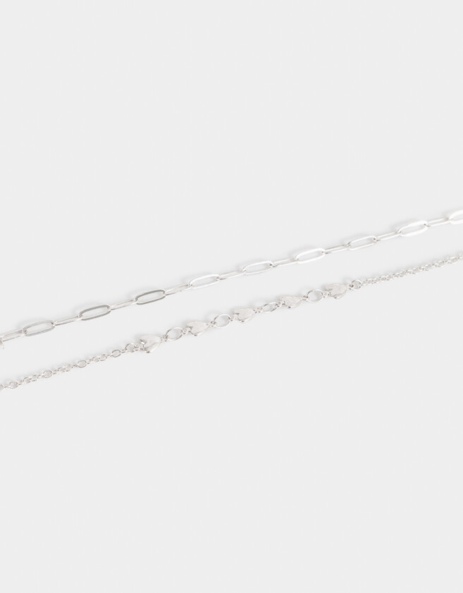 Pulseras Flexibles Sets Bañada en Plata Set De Pulseras Flexibles Bañadas En Plata - Plateado