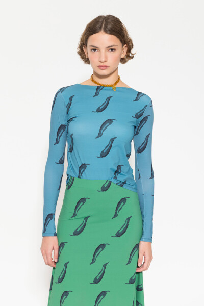 REMERA BLAIR Celeste