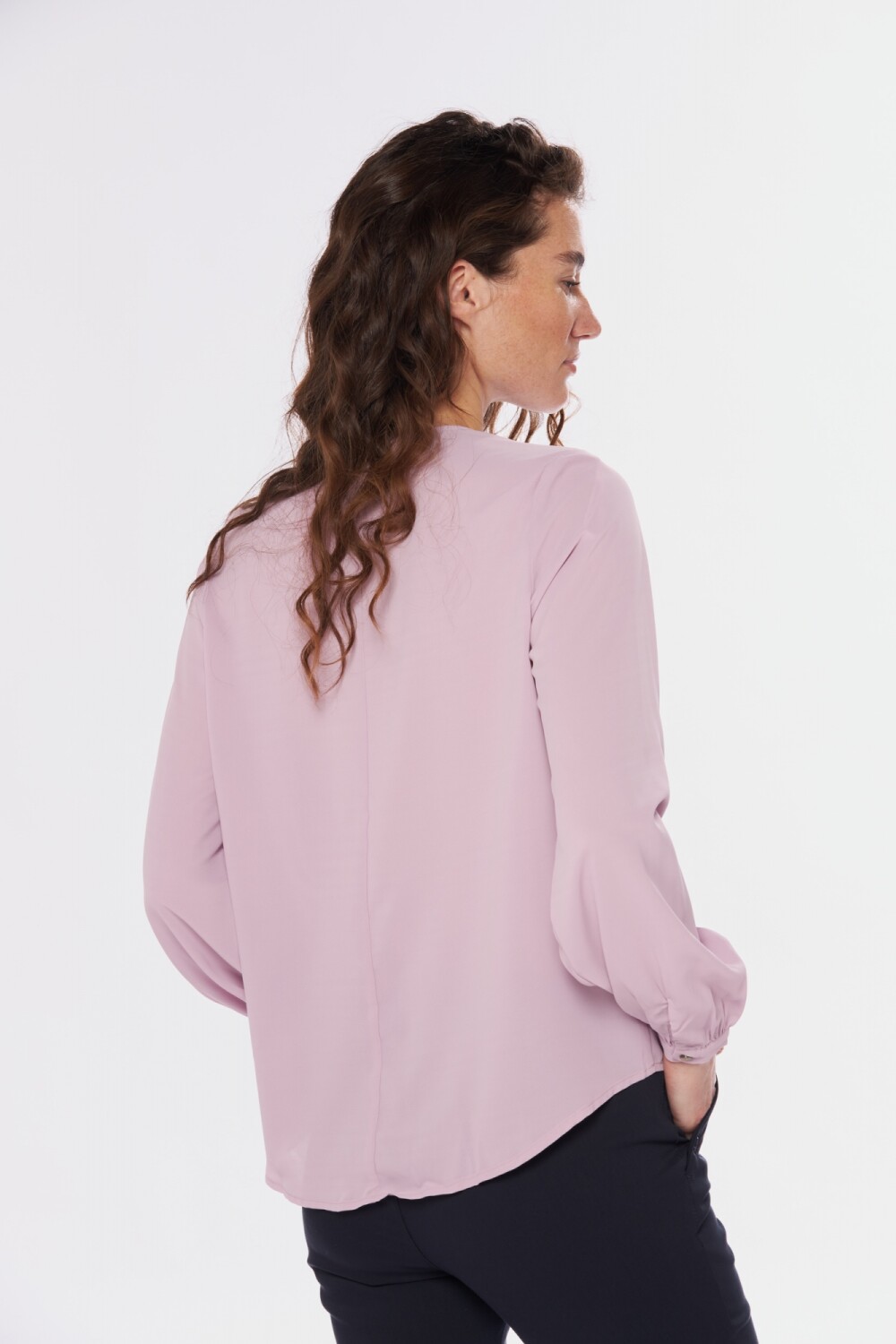 BLUSA MANGA LARGA Rosa