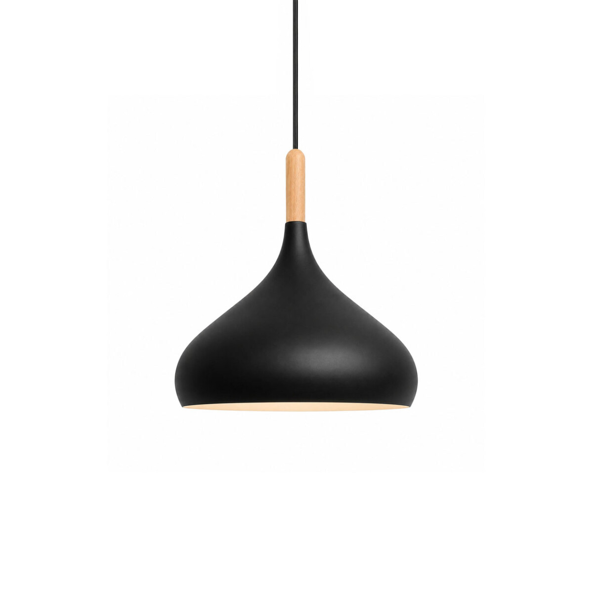 Lámpara Colgante Metal E27 Diseño Nórdico Moderno - Negro 