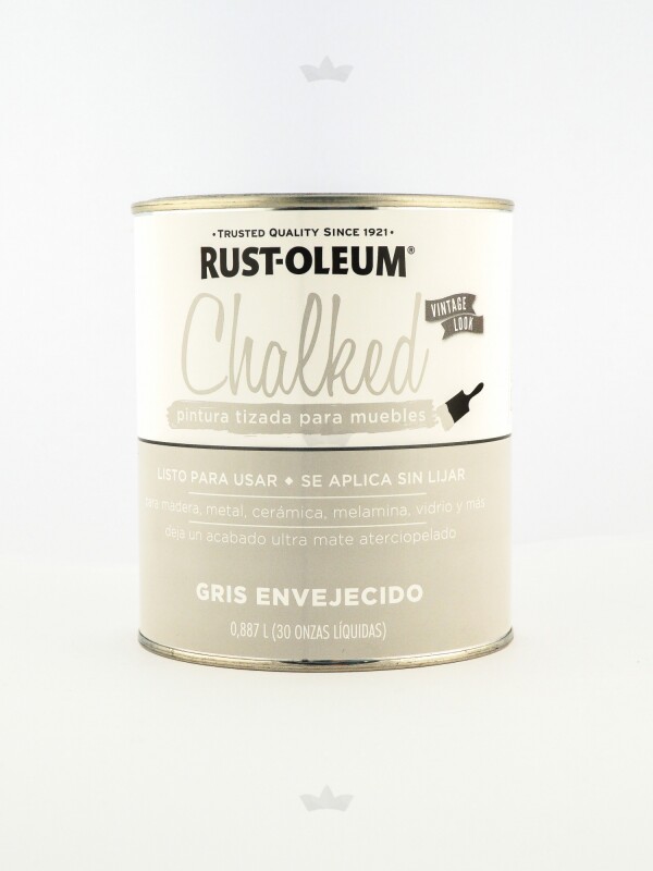 RUST OLEUM BROCHABLE GRIS ENVEJECIDO 0.887LT N/A
