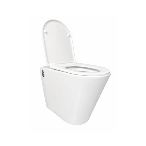 Inodoro de pared corto VIP con asiento slow Inodoro De Pared Corto Vip Con Asiento Slow