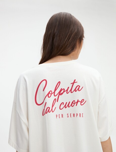 Remera Mina Off white