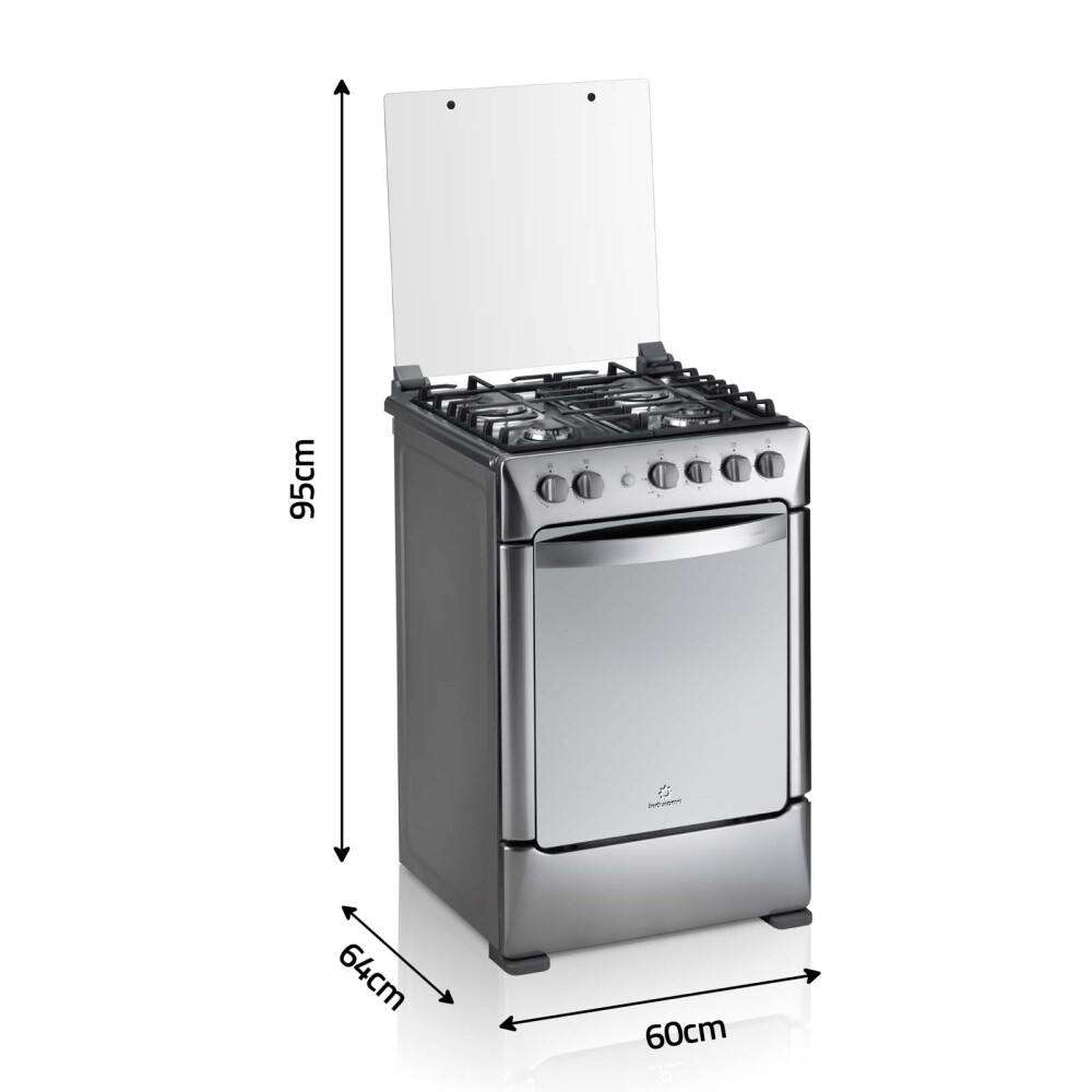 COCINA GAS INDURAMA GAS GRIS FLORENCIA