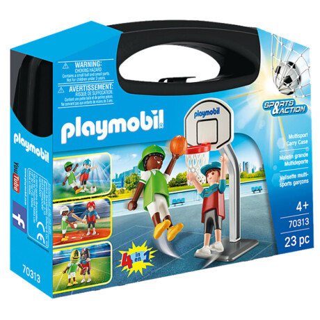 Playmobil Maletín Temático Multideporte Basket Playmobil Maletín Temático Multideporte Basket