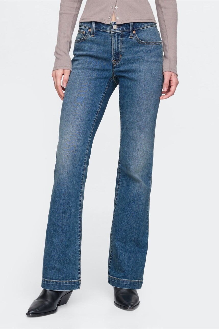 Jean Long And Lean Mujer Medium Indigo 21