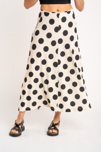 Falda Lunares Nácar