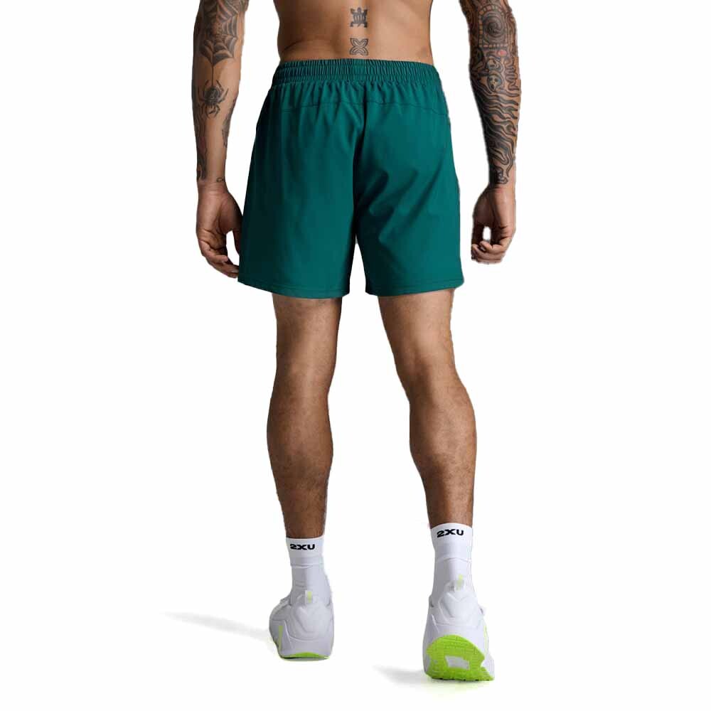 Motion 5.5 Inch Shorts - Hombre Dark Moss/white