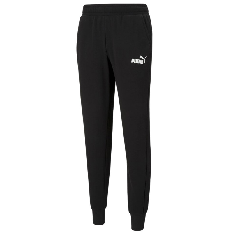 Pantalon de Hombre Puma Essentials Logo Negro - Blanco