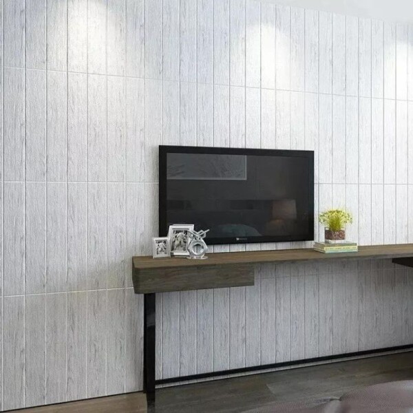 REVESTIMIENTO AUTO ADHESIVO 3D 70 X 70 CM X 4 MM - MADERA MARFIL REVESTIMIENTO AUTO ADHESIVO 3D 70 X 70 CM X 4 MM - MADERA MARFIL