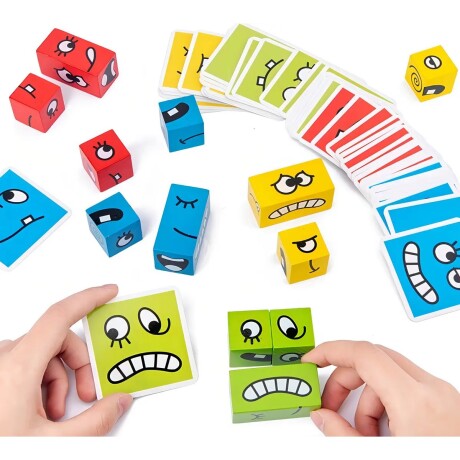 Juego de Mesa Expresión Cubo Cambia de Cara 001
