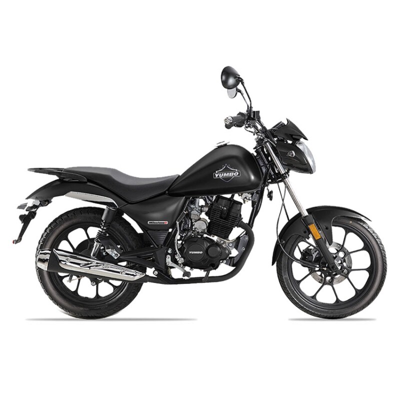 Moto Yumbo Custom Milestone Ii 125cc. Negro