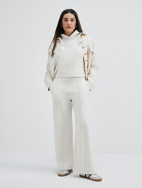 PANTALÓN BÁSICO CON BOLSILLO BEIGE