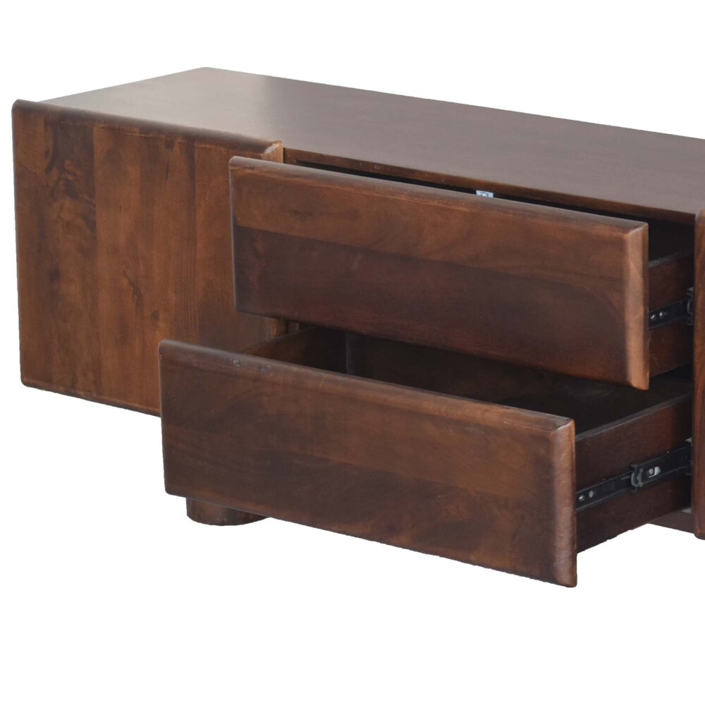 RACK PARA TV MADERA-DE-MANGO MARRON PARKER ALMENDRA