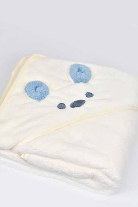 Manta toalla con capucha para bebé Polar