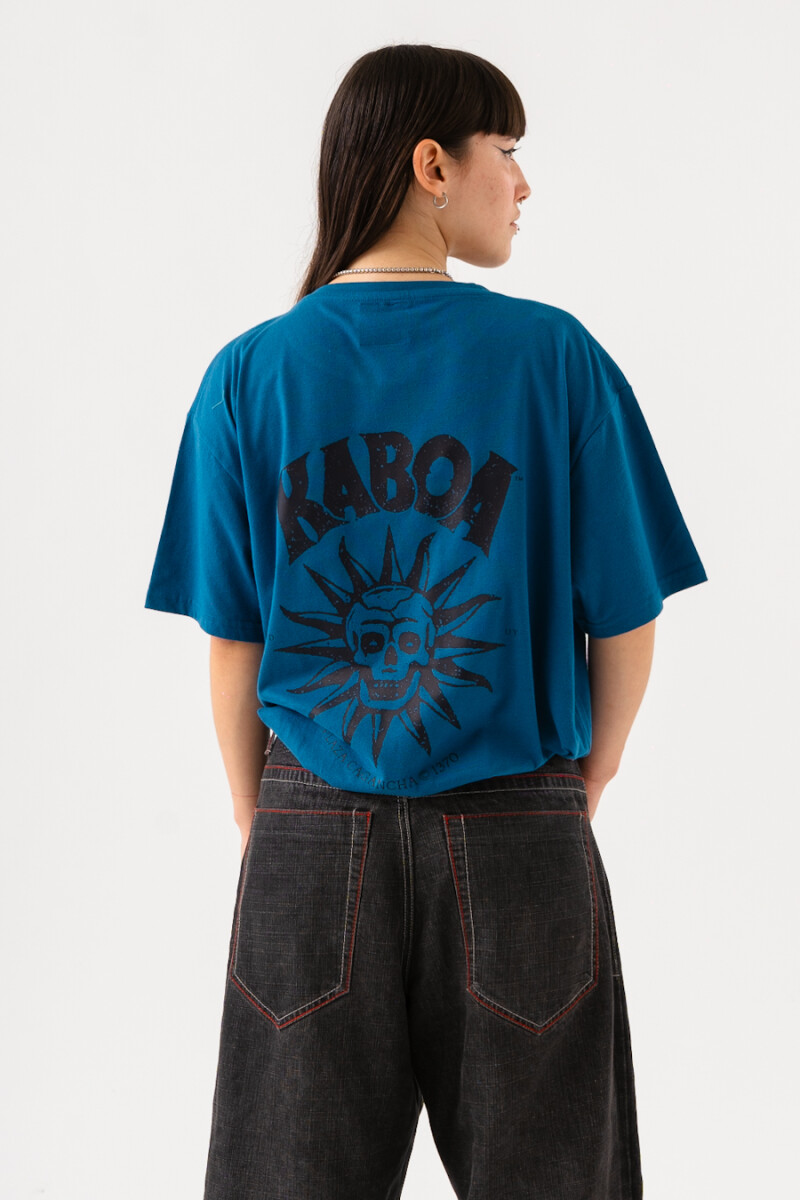 REMERA SOL/CALAVERA AZUL 