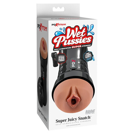 Masturbador Autolubricante Wet Pussies Super Juicy Snatch Marrón