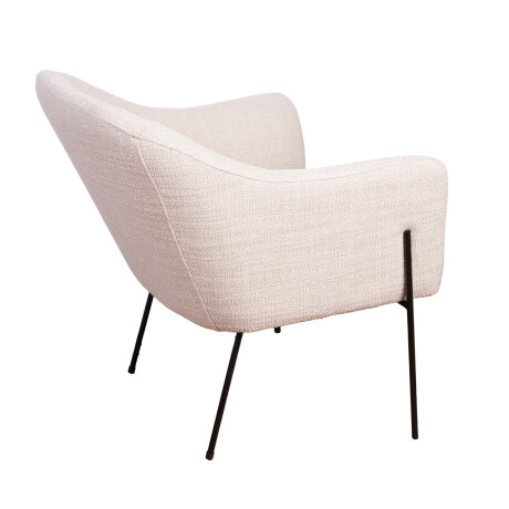 BUTACA TELA-Y-METAL NATURAL-BEIGE BERNA BEIGE