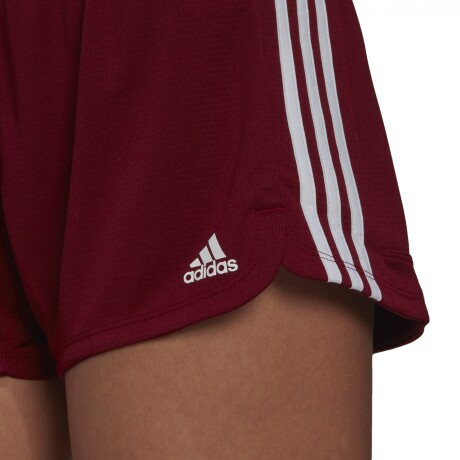 Short Adidas Training Dama Pacer 3S Knit Collegiate Burgundy S/C