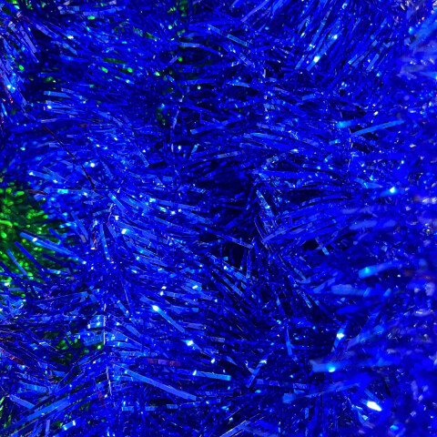 Guirnalda/Boa Navideña Fina Azul