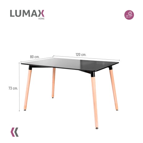 Mesa Eames Rectangular en Madera 120x80cm Mesa Eames Rectangular en Madera 120x80cm