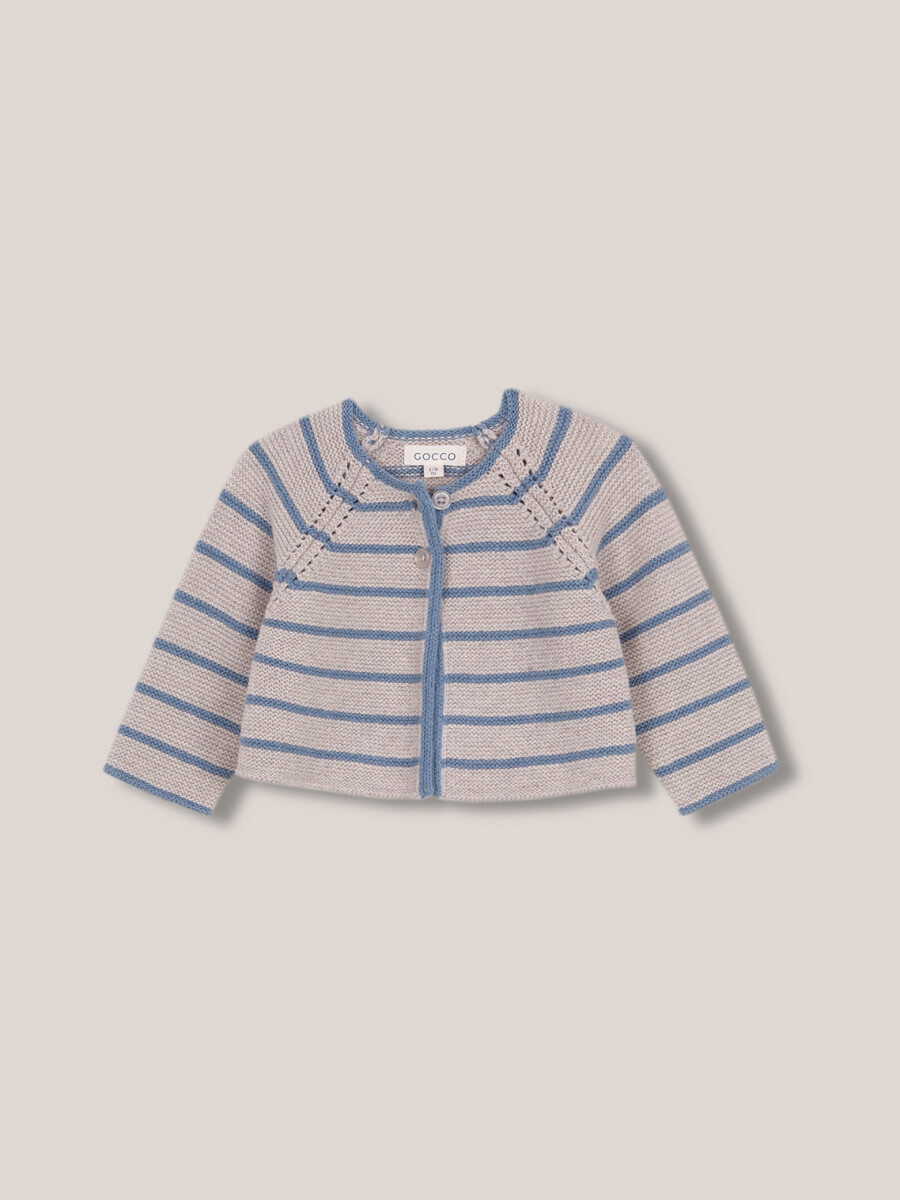 Gocco Conjunto Punto De Rayas - Set Maglia Autunno/Inverno Per Bimba