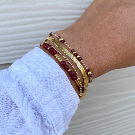 Pulsera ROMINA en acero dorado Pulsera ROMINA en acero dorado