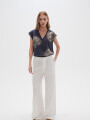 Pantalon Annelia Marfil / Off White